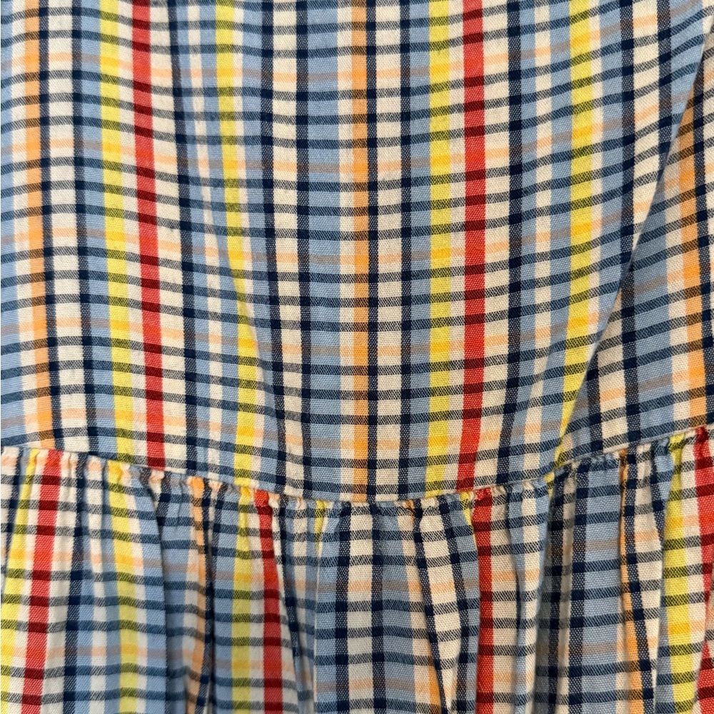 Old Navy Multicolor Plaid Midi Dress - Picture 3 of 4